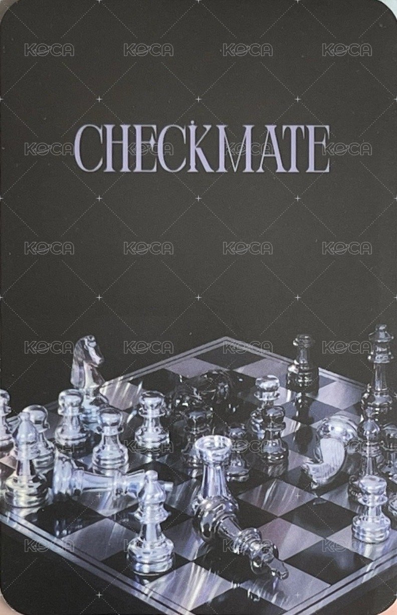 CHECKMATE 世巡 jyp 特典卡 首爾場 藍光/DVD 背面