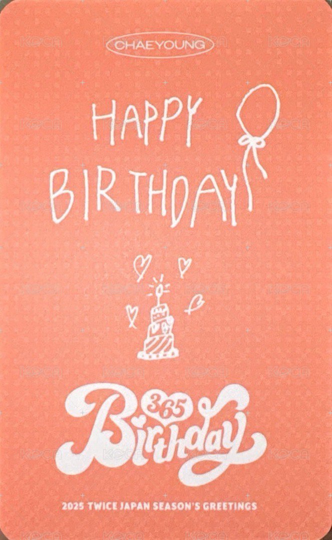 年曆卡 2025 日本年曆 彩 背面