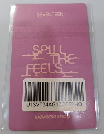 spill the feels weverse fansign the 8