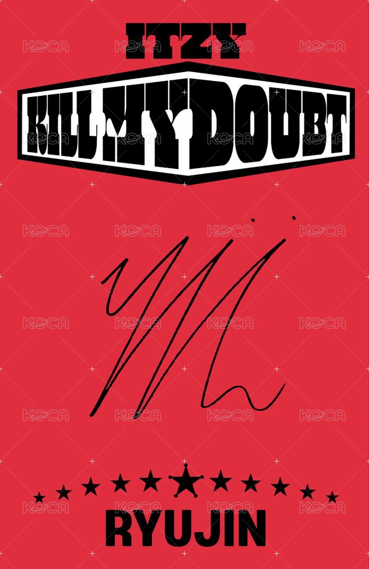 KILL MY DOUBT 專輯卡 普版 背面