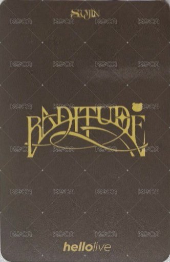 BADITUDE hl 2.0線下 簽售卡 拉拉熊 背面