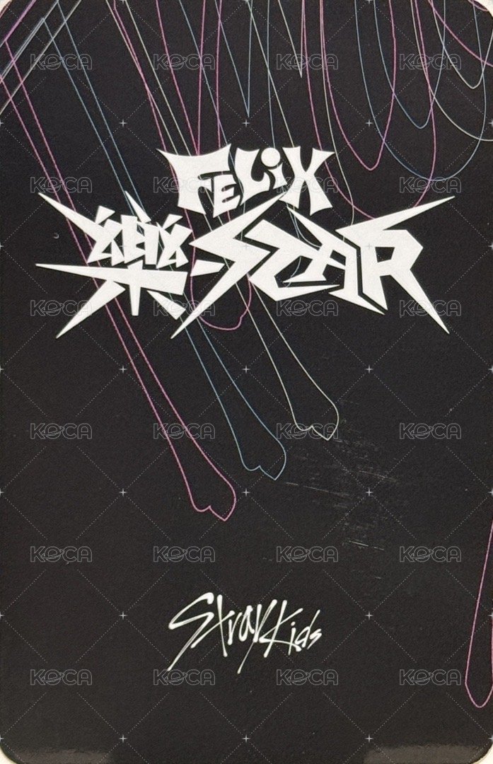 樂-STAR 專輯卡 電子專固卡 背面