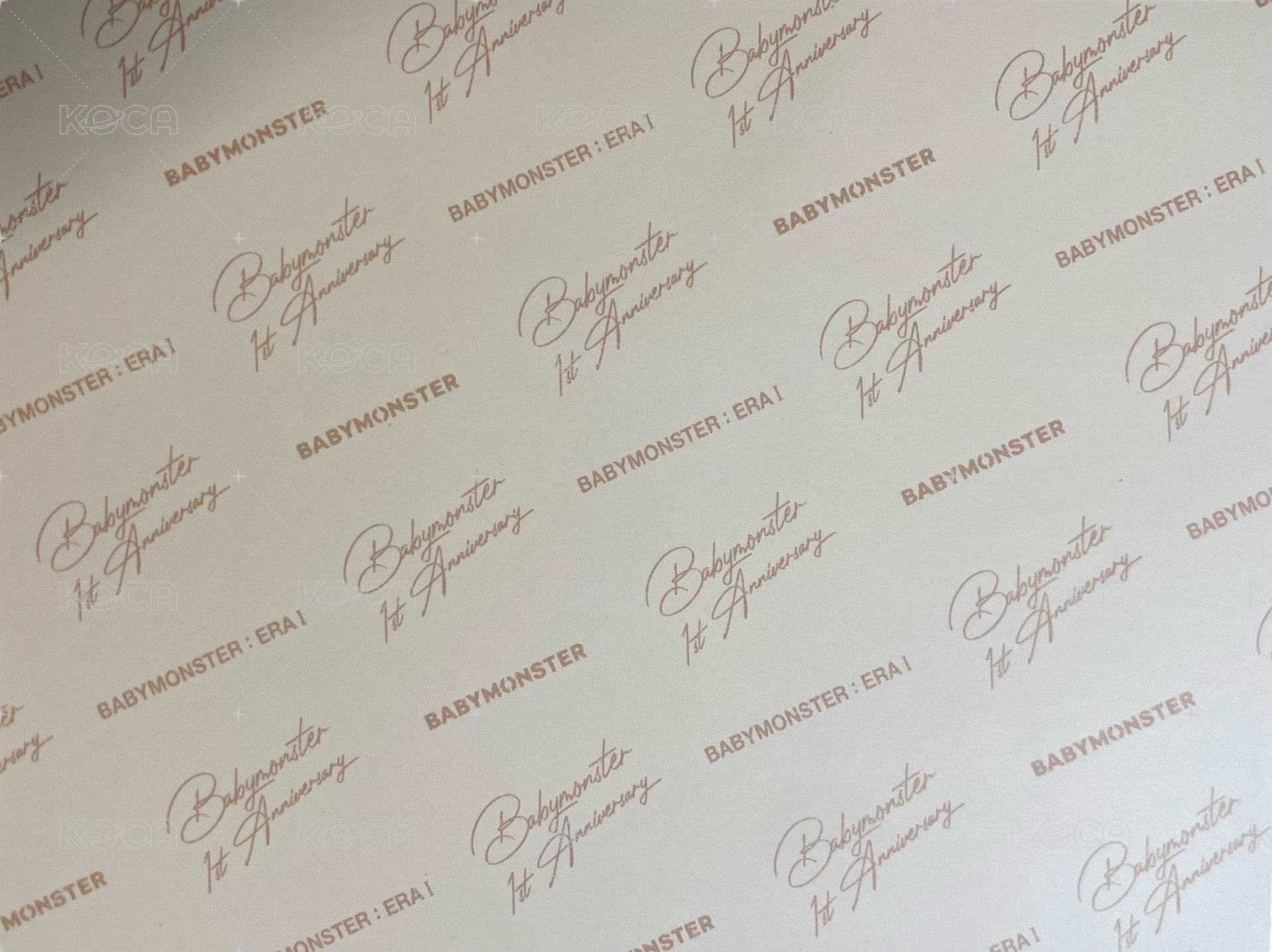 一週年寫真書 明信片 Chiquita 背面