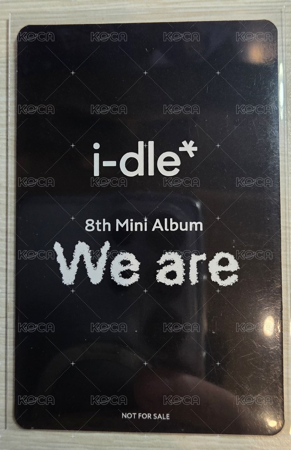 We are 華納 特典卡  背面