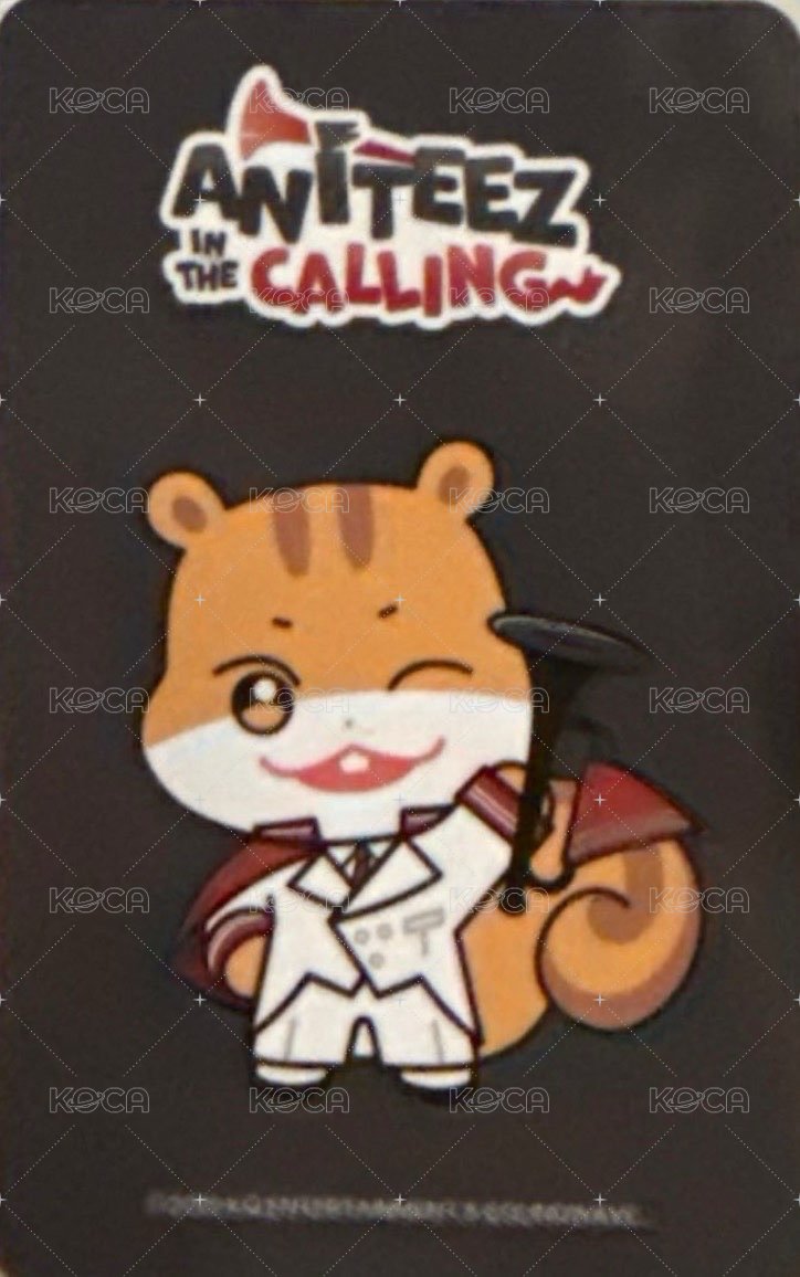 ANITEEZ IN THE CALLING 周邊卡 資料夾 CALLING PROFILE HOLDER 背面