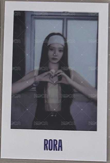 DRIP yg 線上 簽售卡 中簽rora 正面