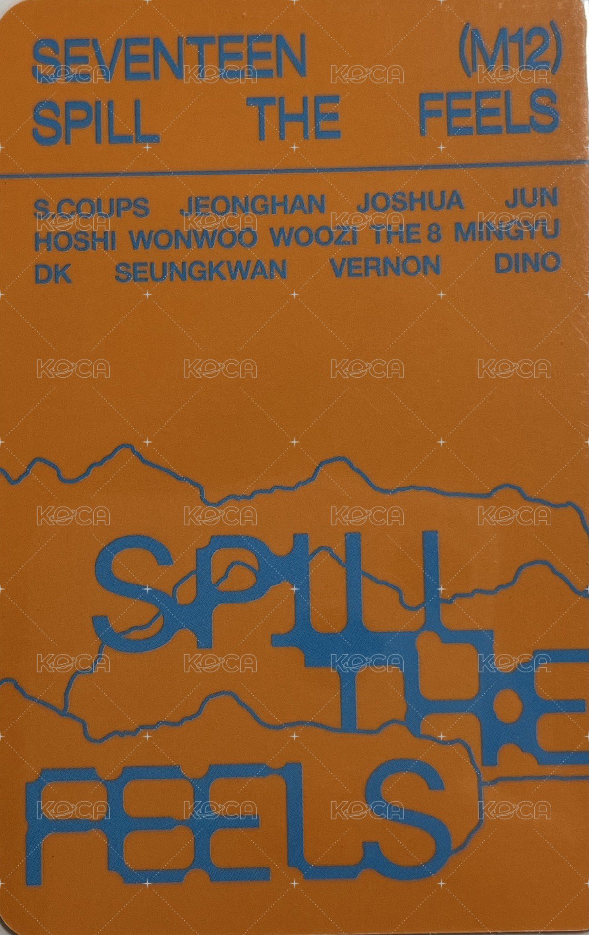 MINI12 專輯卡 FEEL YOU ver. 背面