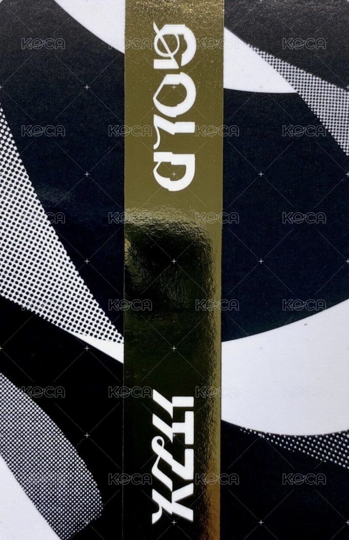 GOLD 專輯卡 DIGIPACK ver.B 背面