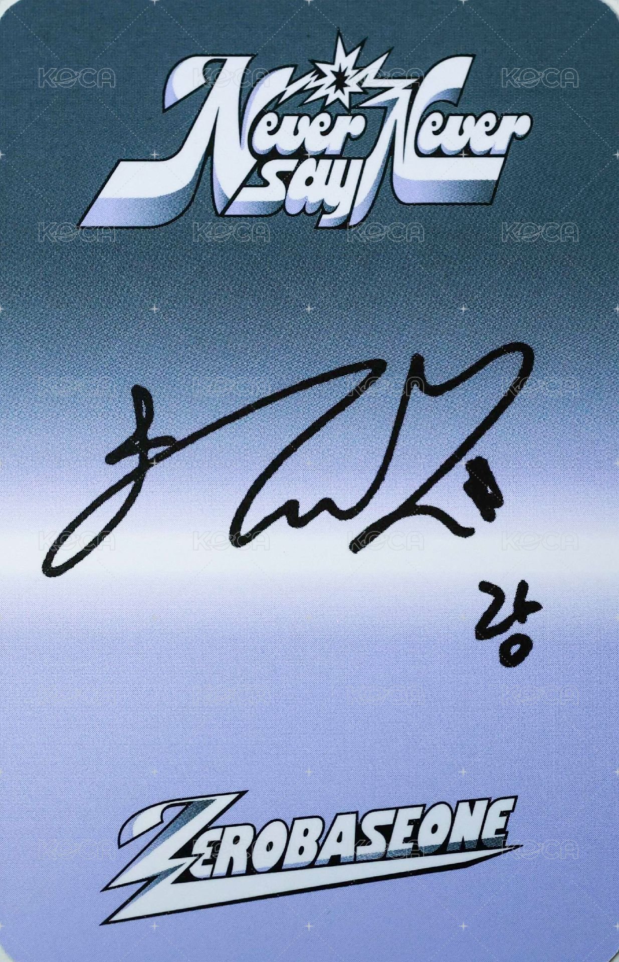 正規一 專輯卡 ICON ver. 02 背面