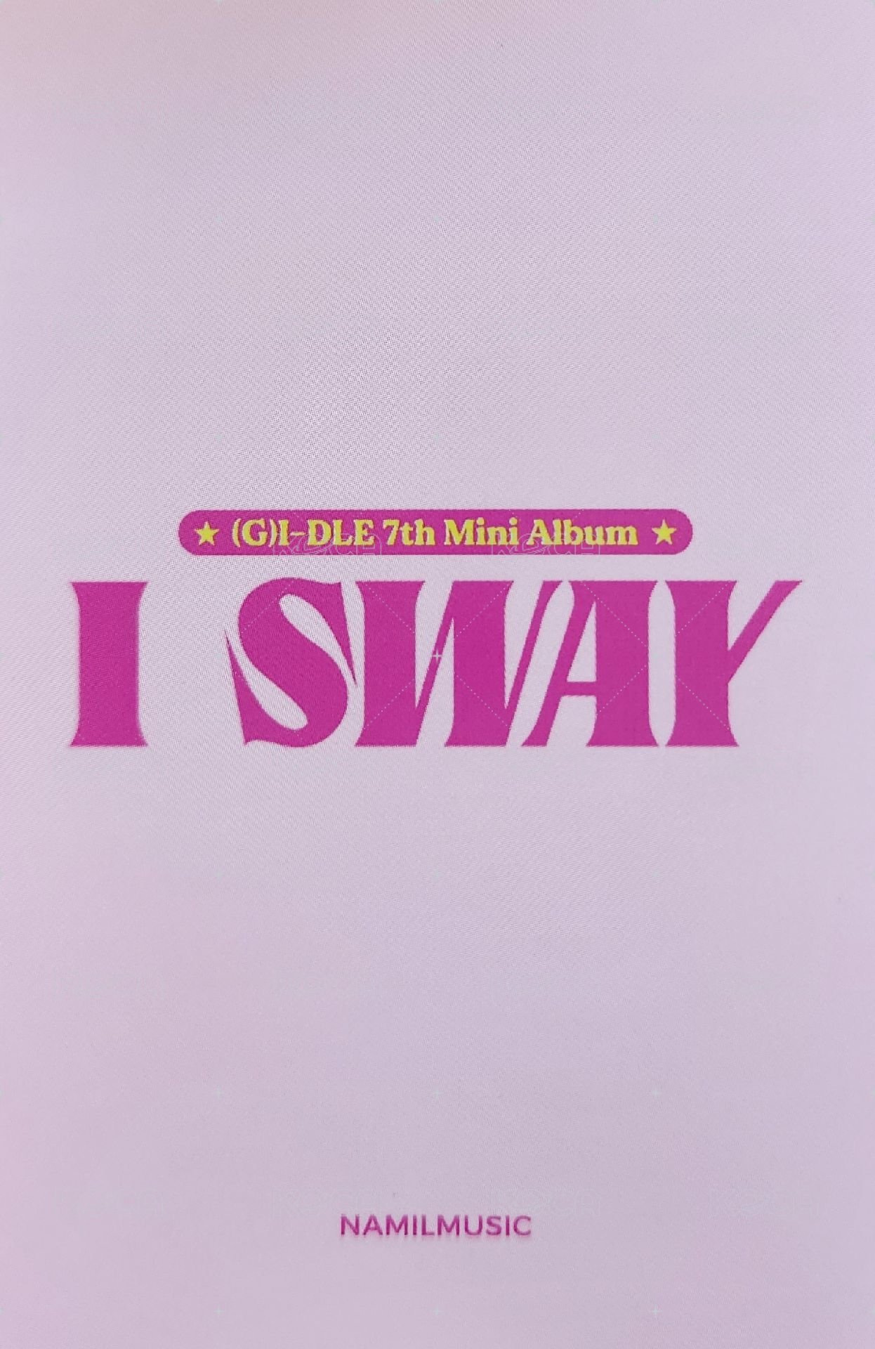 I SWAY 楠藝 6.0線上 幸運卡 世巡台北場 背面