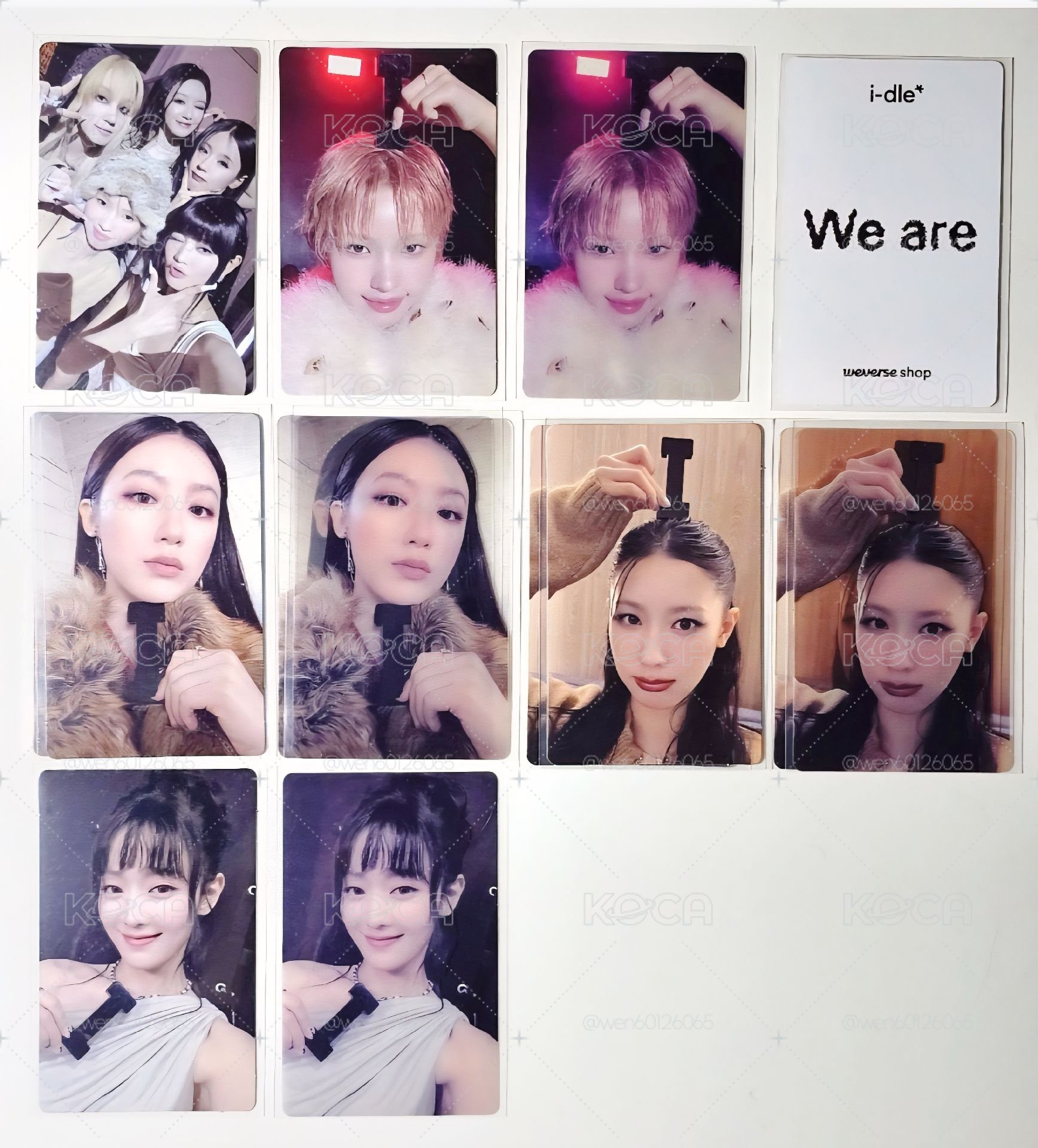 【i-dle】迷八 wvs 1.0 特典卡