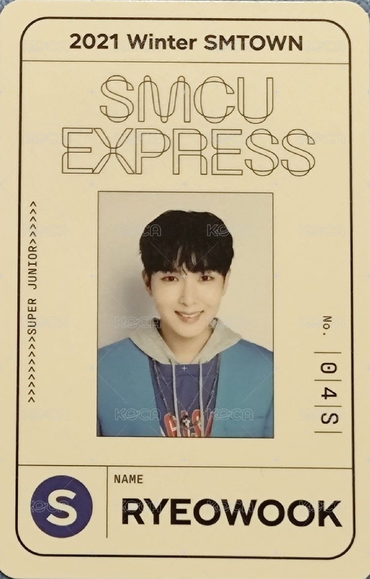 SMCU 2021 專輯卡  正面