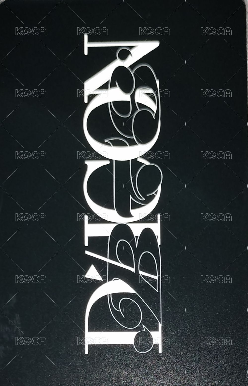 Dicon 周邊卡 102 背面