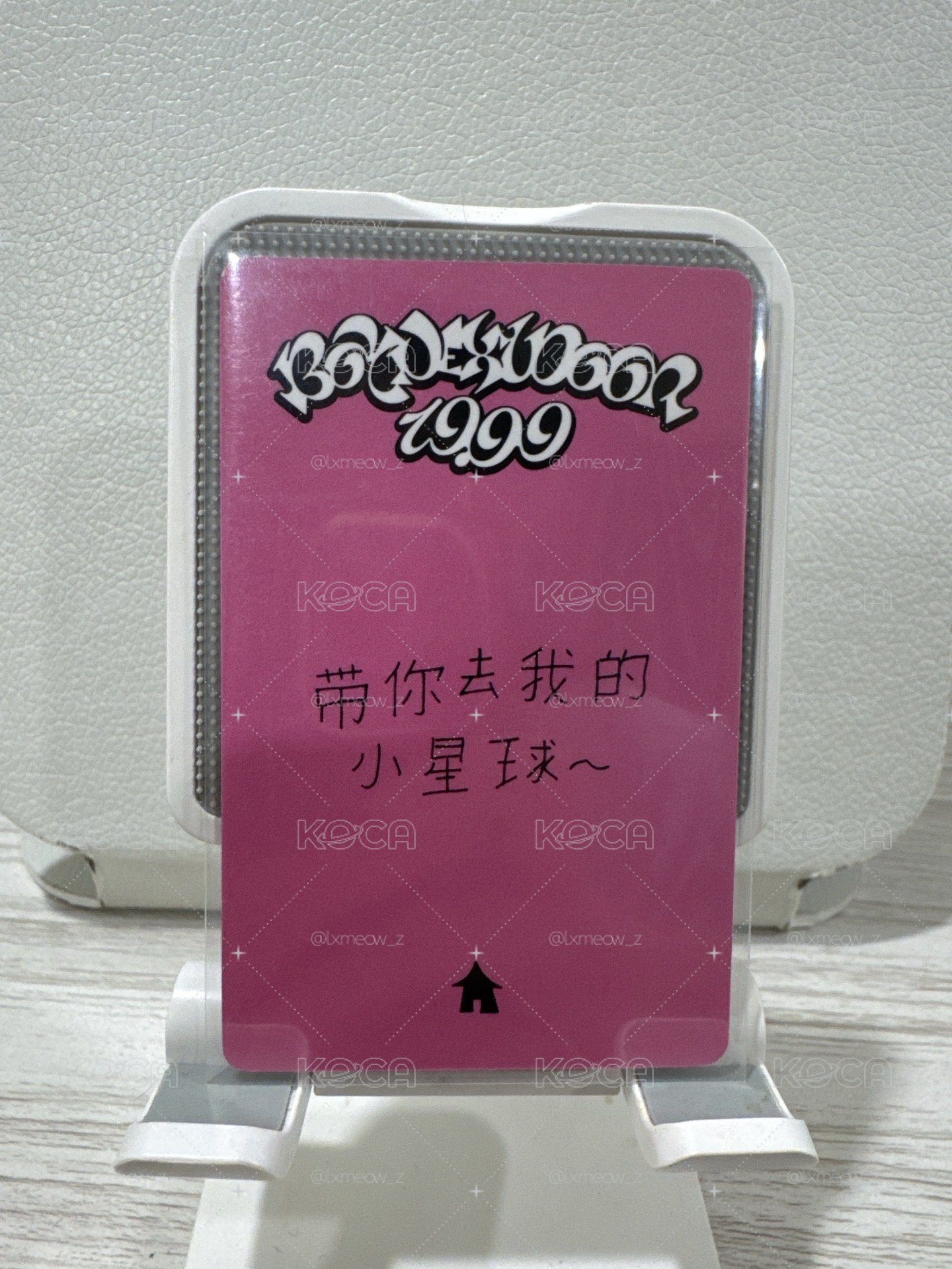 Leehan 金桐儇 19.99 yzy 5.0 簽售卡 5 中文卡背