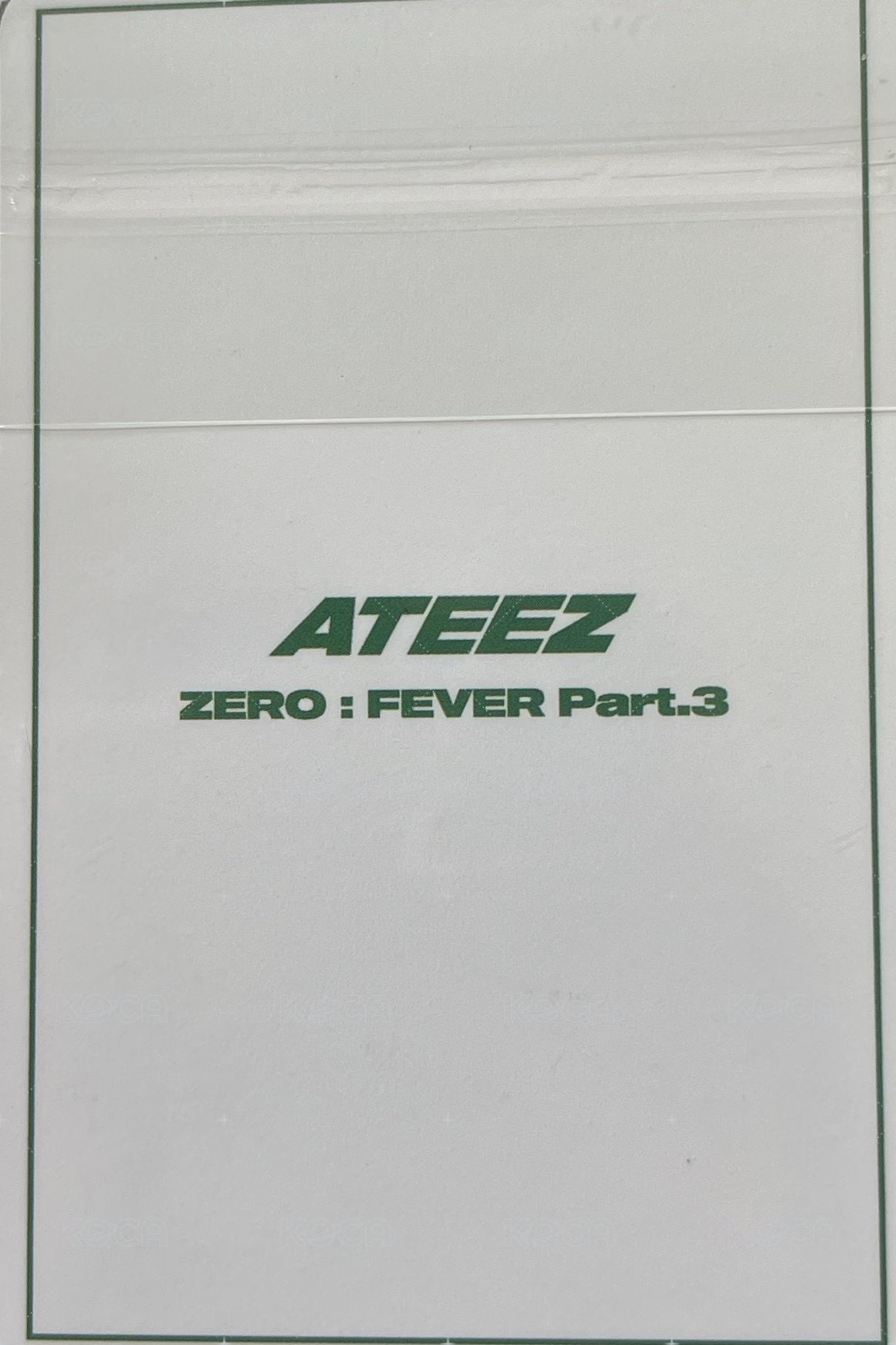 FEVER pt.3 新那拉 特典卡  背面