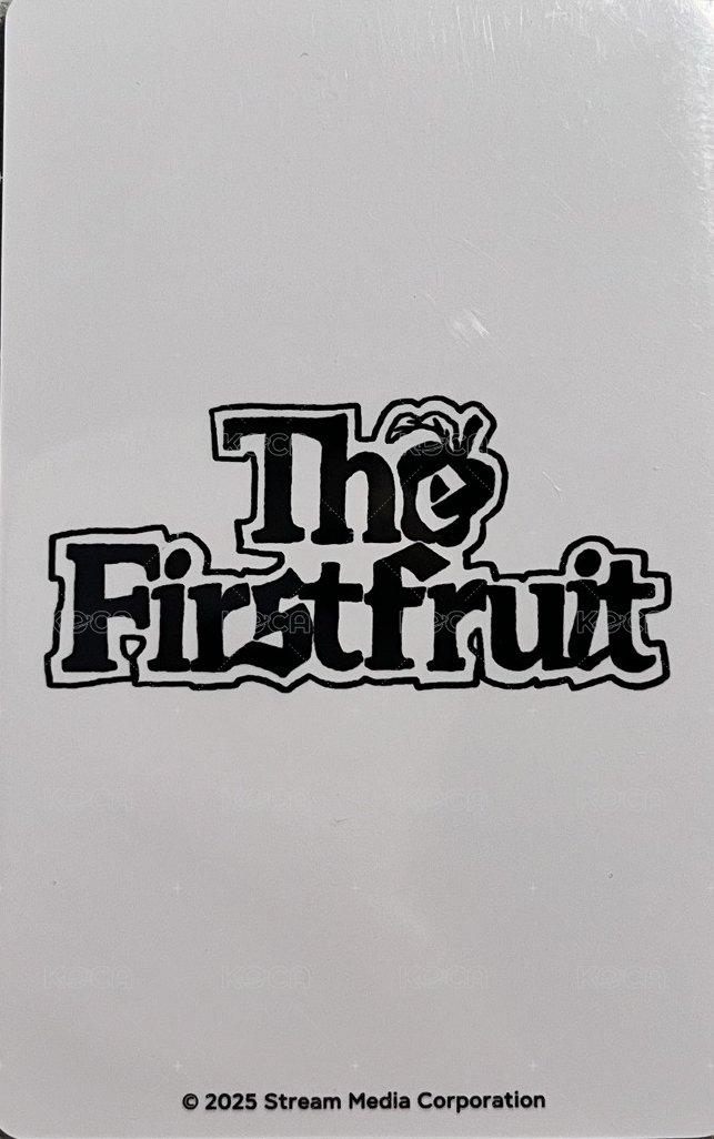 The Firstfruit 入場卡 / 場限卡 日本showcase 背面