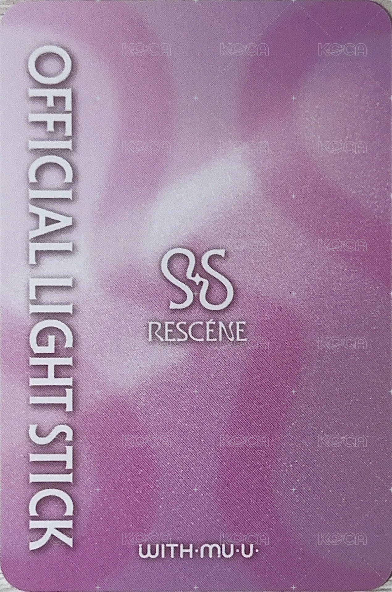 手燈 wm 周邊卡 Zena手燈卡 背面