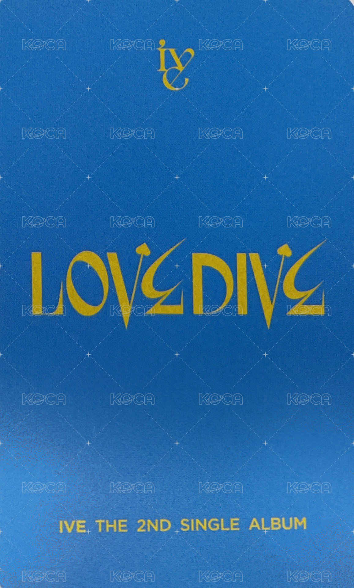 LOVE DIVE am 簽售卡 秋 背面