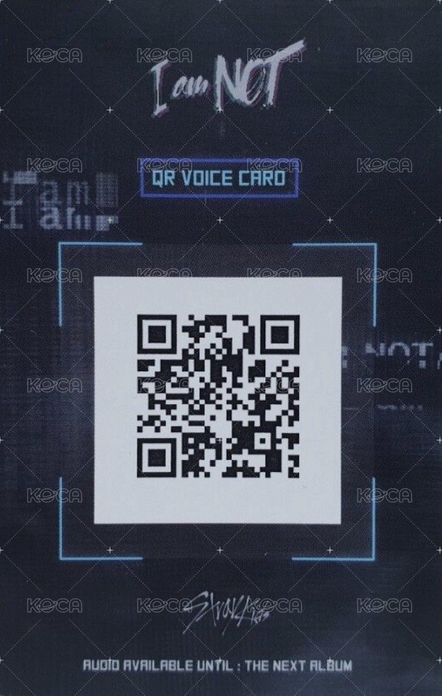 I am NOT 專輯卡 Selfie ver. 背面