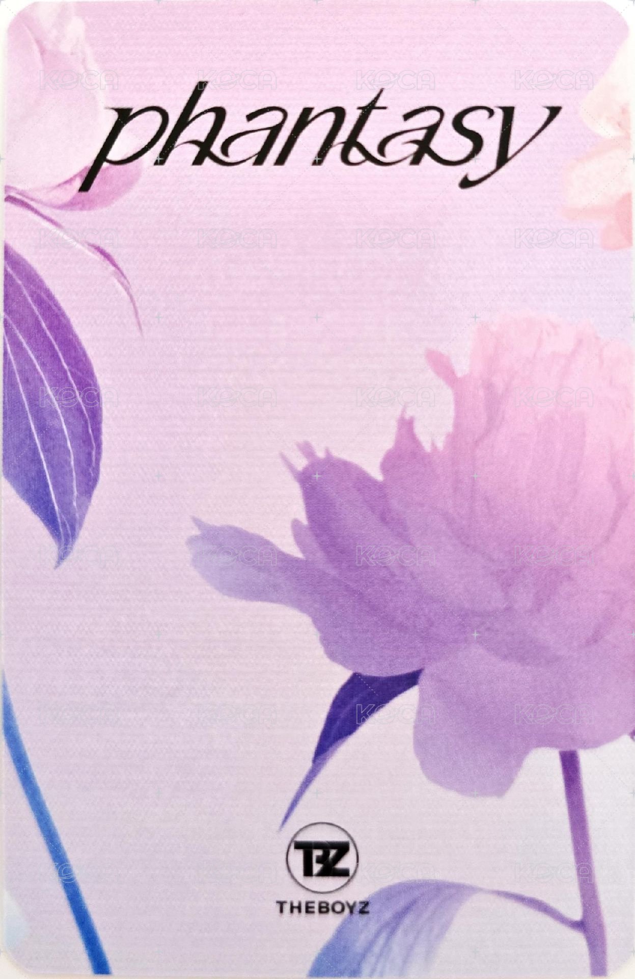 THE BOYZ 2ND ALBUM PHANTASY POP-UP STORE 滿額卡  背面