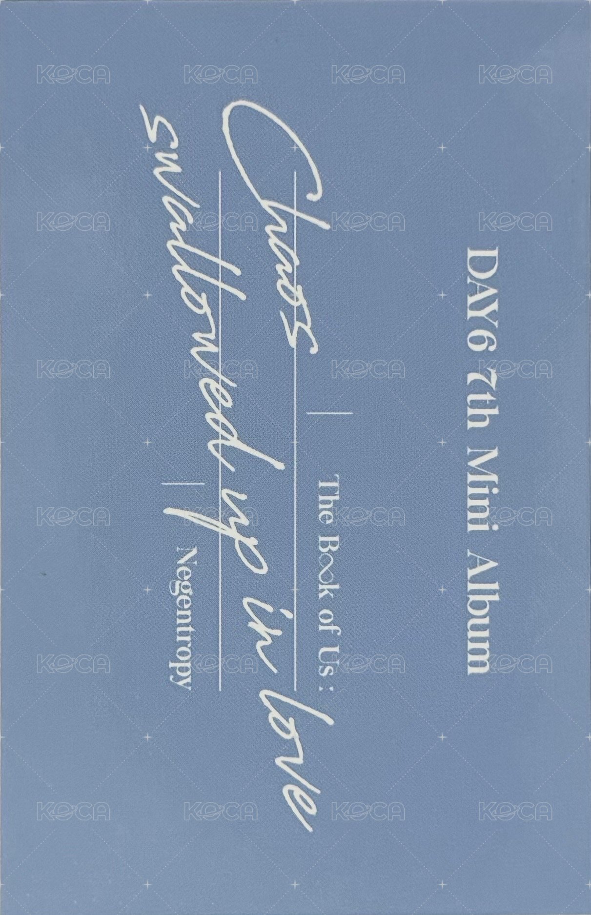 迷七 一般專 專輯卡 團卡 背面