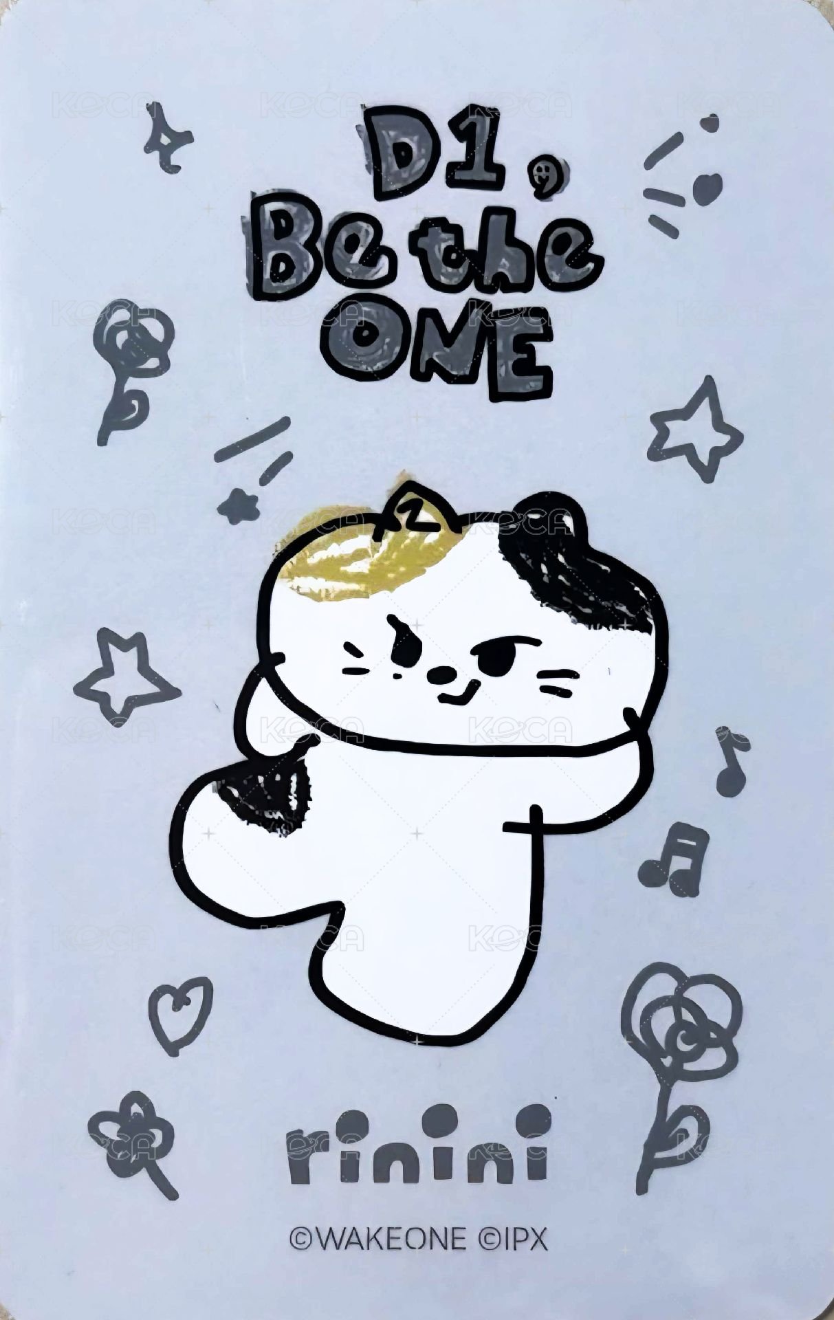 迷三快閃 周邊卡 帆布袋卡 背面