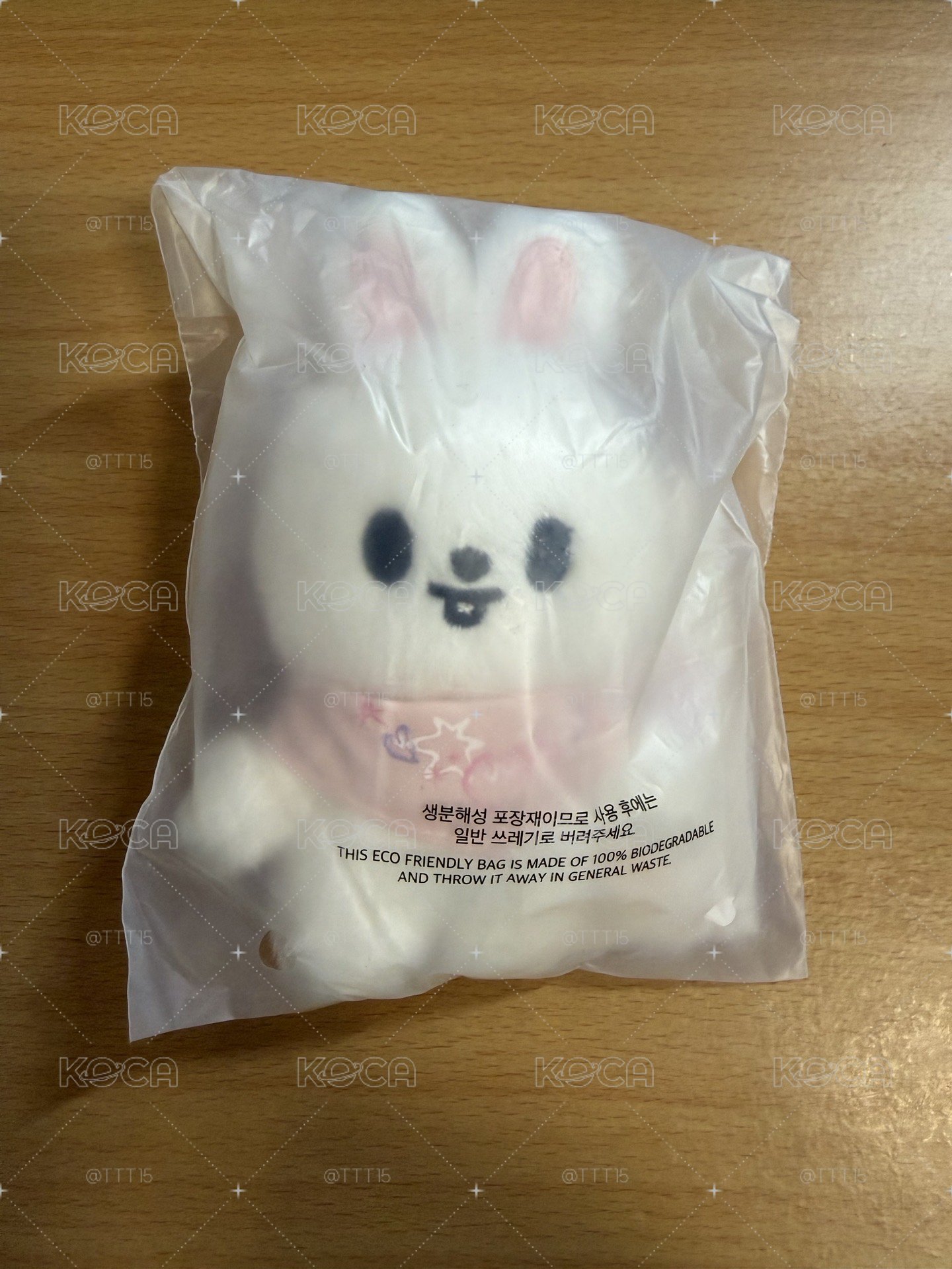 全新未拆旻口水巾娃