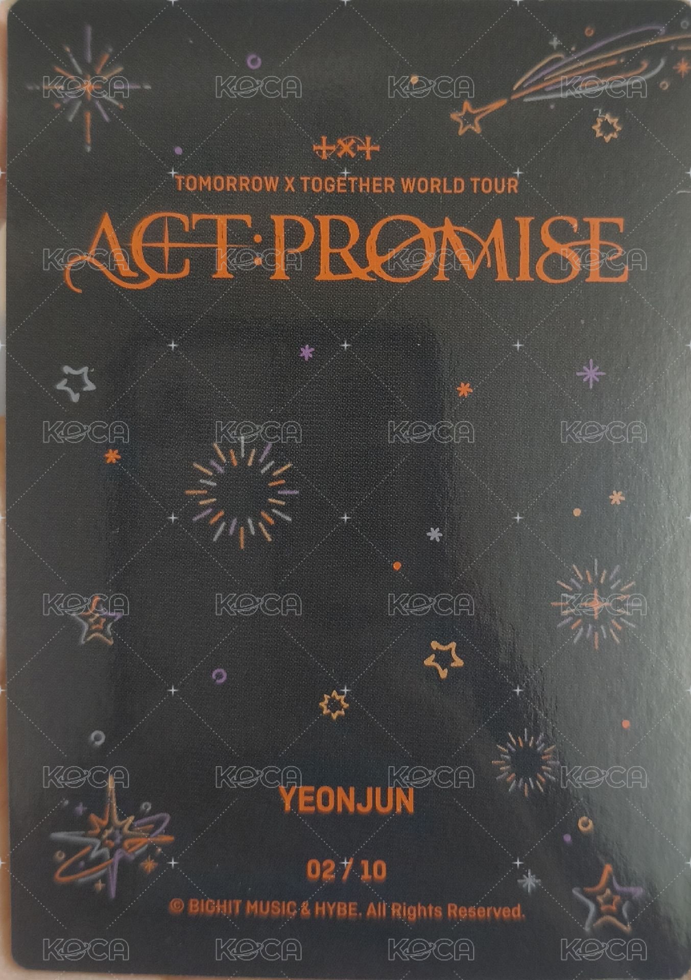 24’巡迴 隨機卡  背面