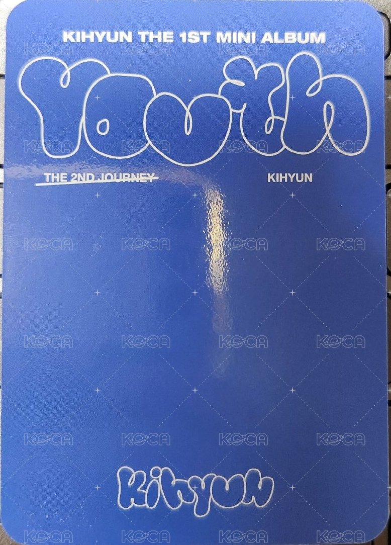 YOUTH 專輯卡  背面