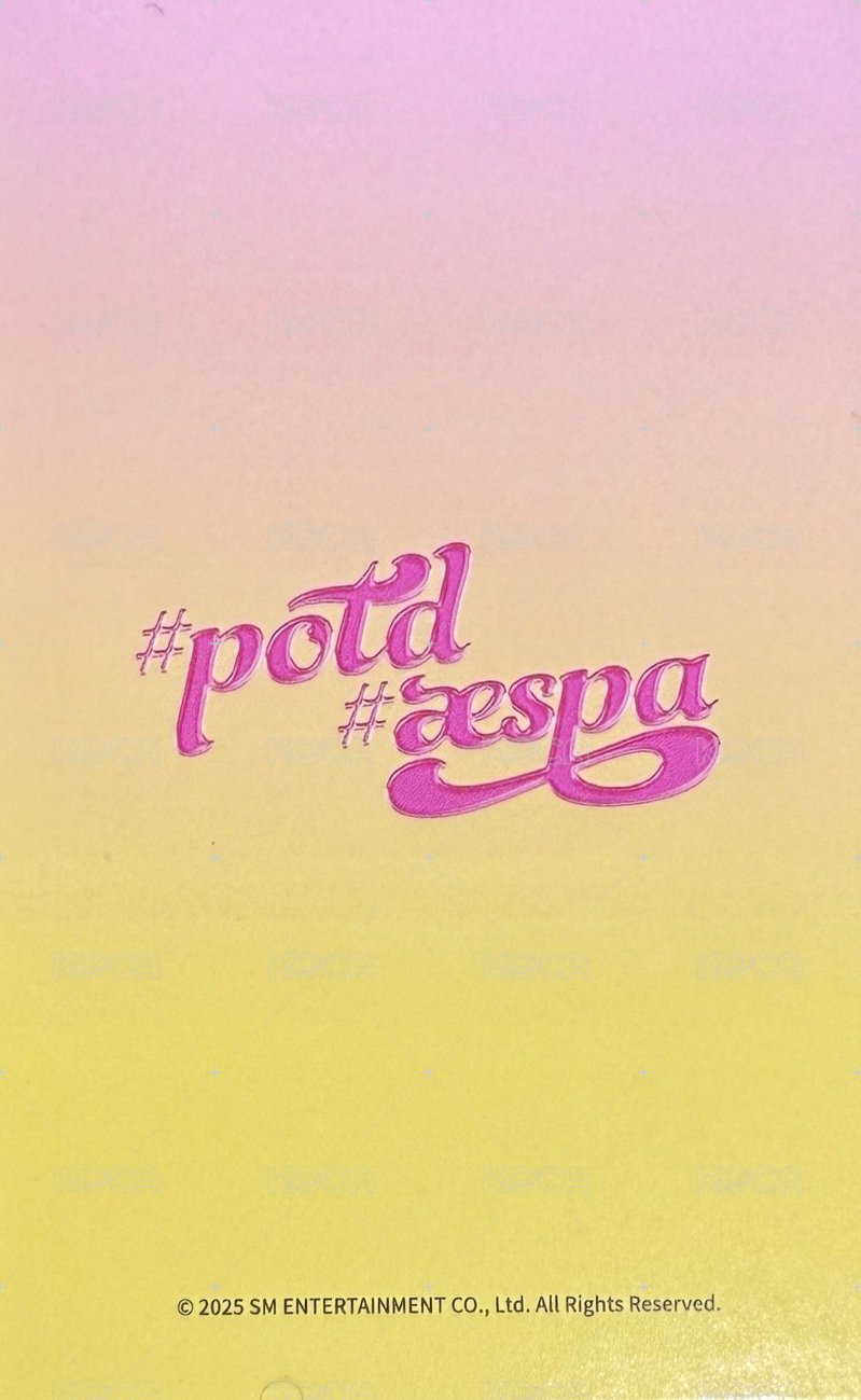 #potd展會 周邊卡 廣州展會衛衣寧 背面