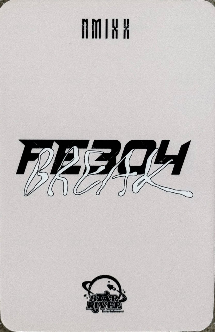 BREAK sr 幸運卡 裴圭雙人 背面