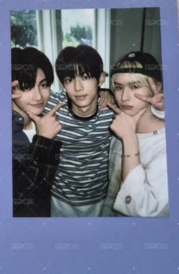 2025 DECO KIT 周邊卡 咕咕三人卡拍立得 正面