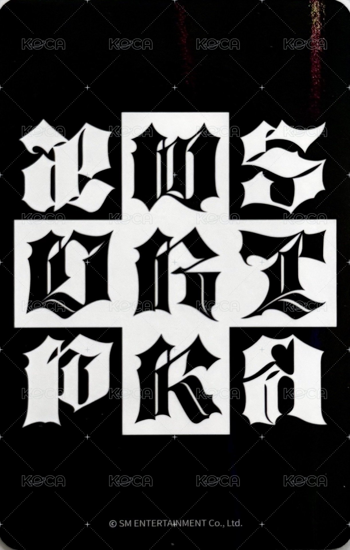 Dirty Work hottracks 特典卡 教保文庫預售特典吉 背面