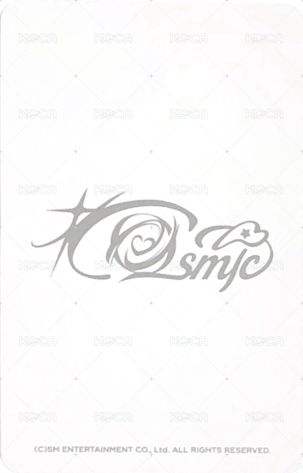 Cosmic 隨機卡 A ver. 背面