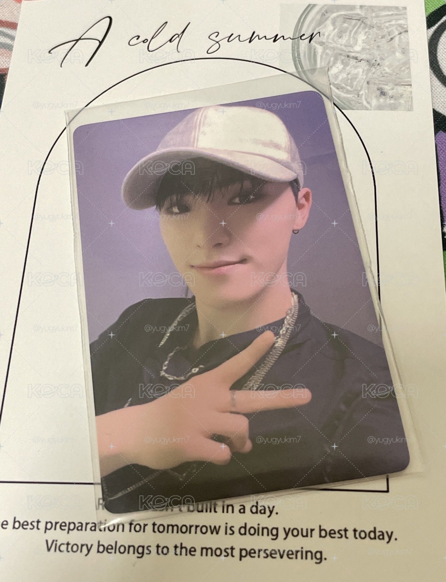 燦比耶 精選專 yzy D場 簽售卡 