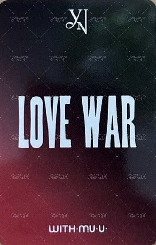 Love War wm 3.0 幸運卡  背面