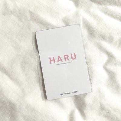 榮｜2019日巡 ‘HARU’ DVD卡