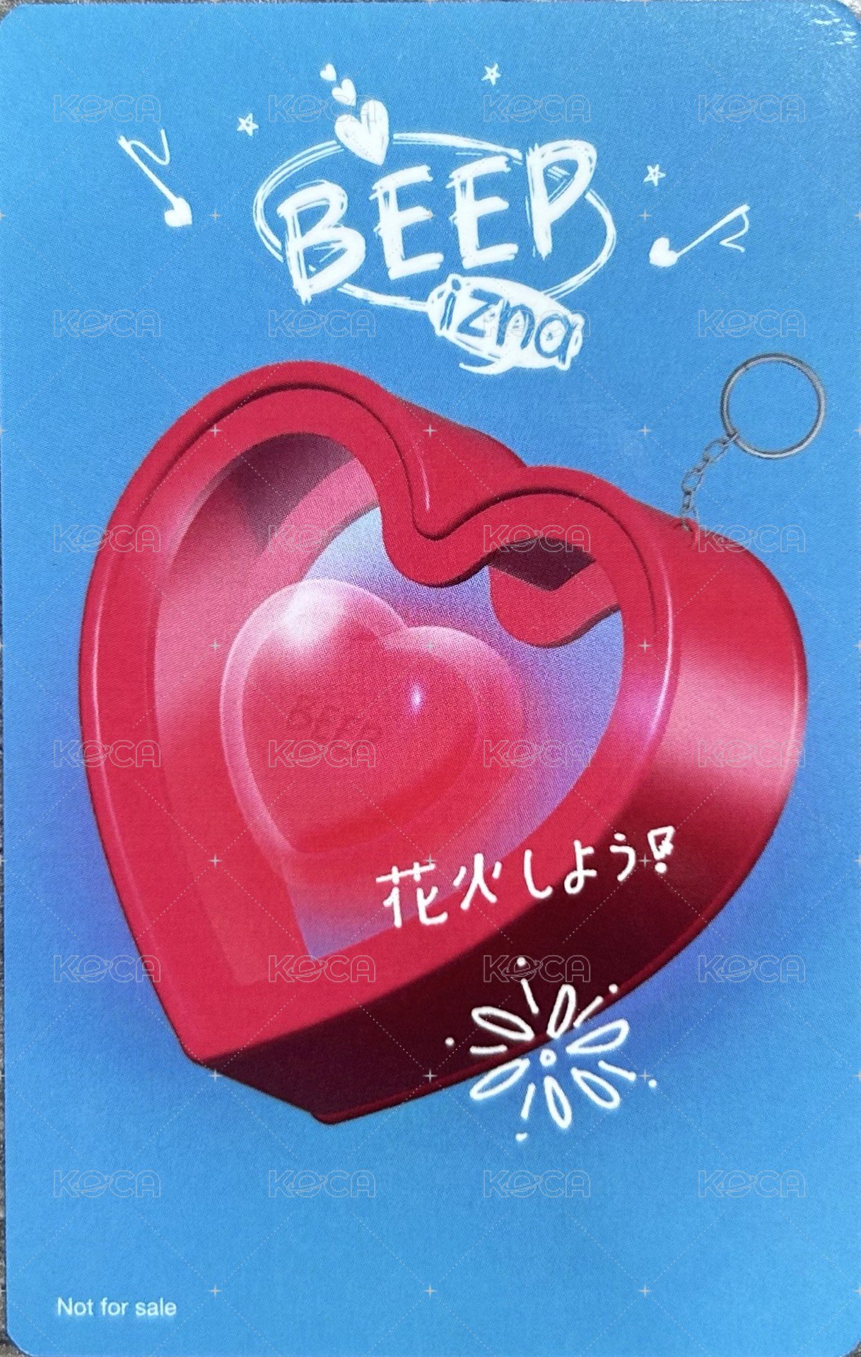 BEEP 塔店 澀谷限定 特典卡  背面