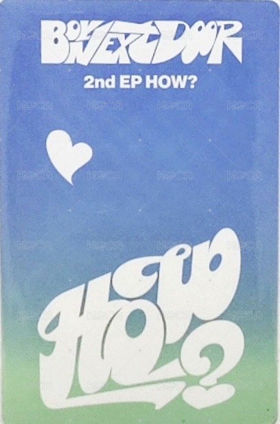 HOW? bn 特典卡 美網 官拍 背面