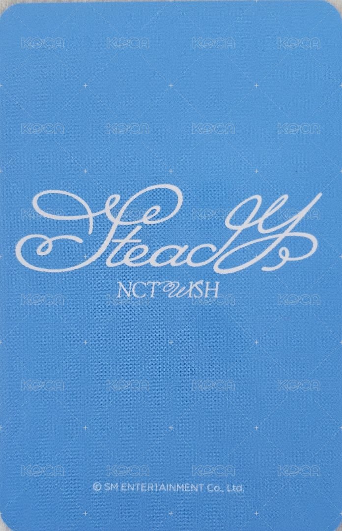 Steady ms 特典卡 Nct Wish Sakuya  預售 背面