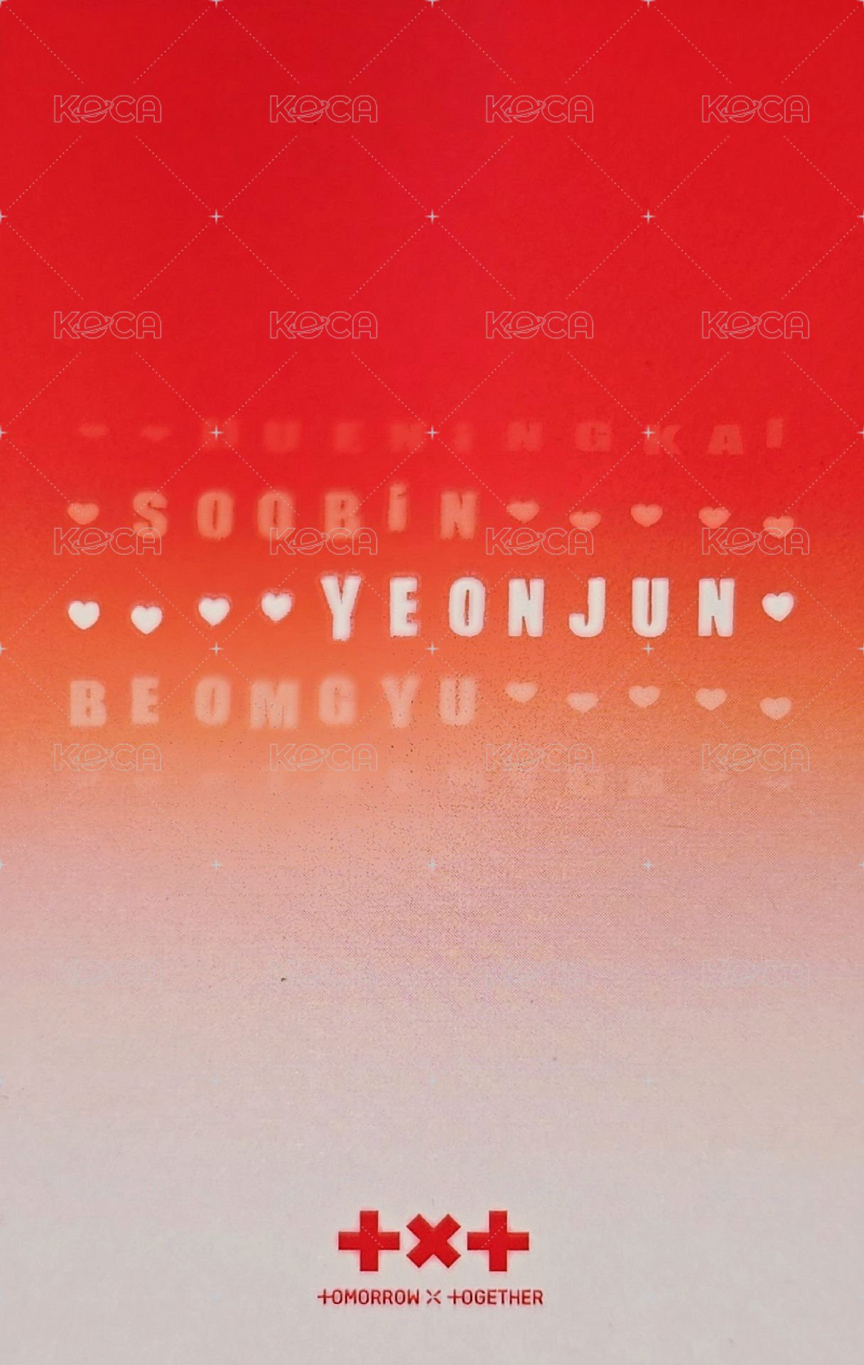 愛之語 專輯卡  背面