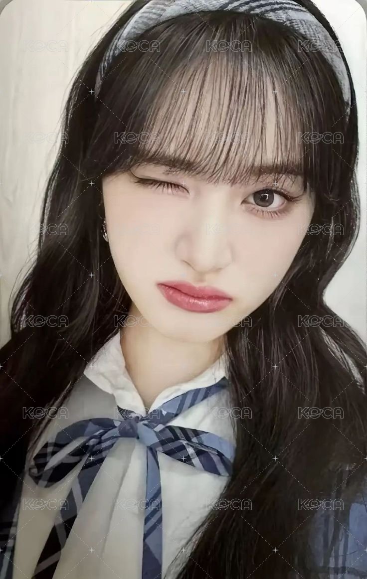 I've IVE 專輯卡 黑膠栗 正面