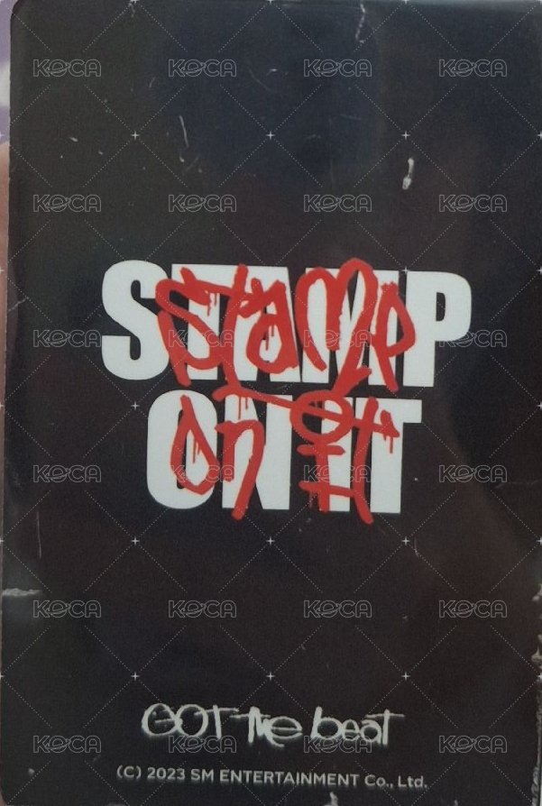 Stamp On It 隨機卡 官拍 背面