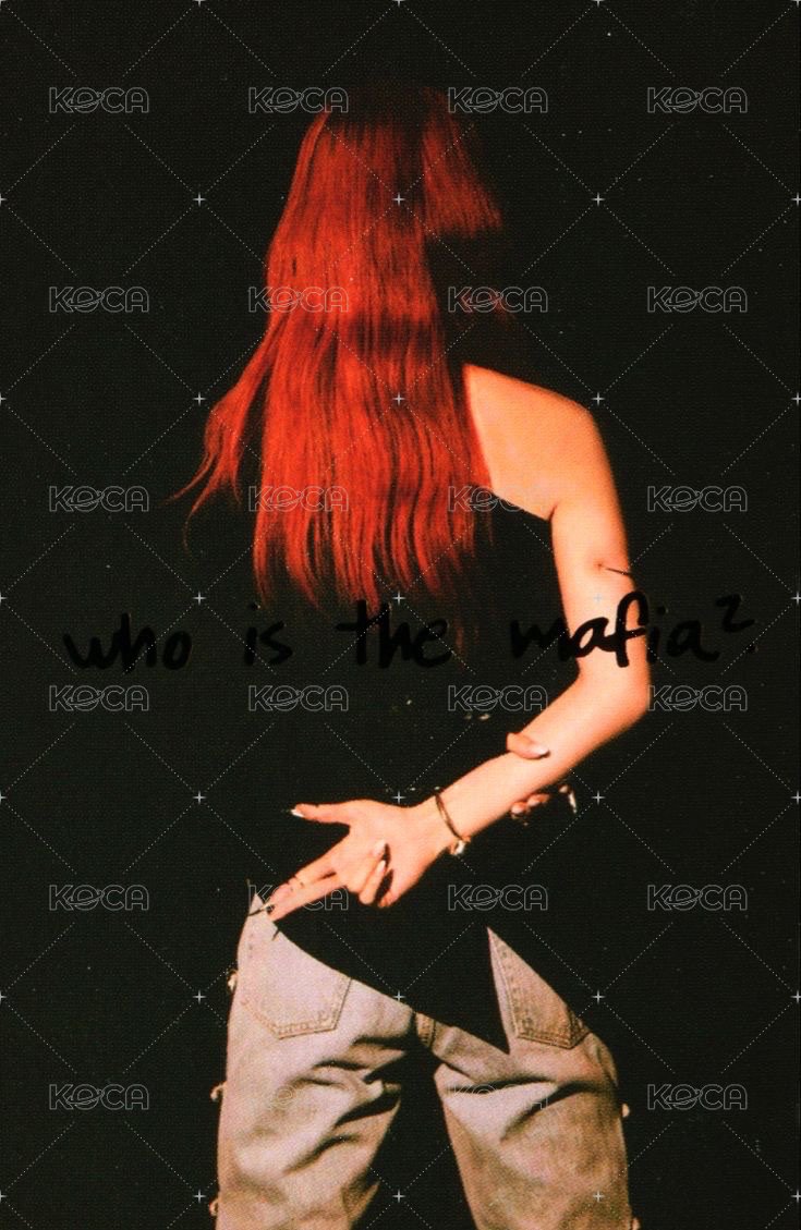 GUESS WHO 專輯卡 預購禮 背面