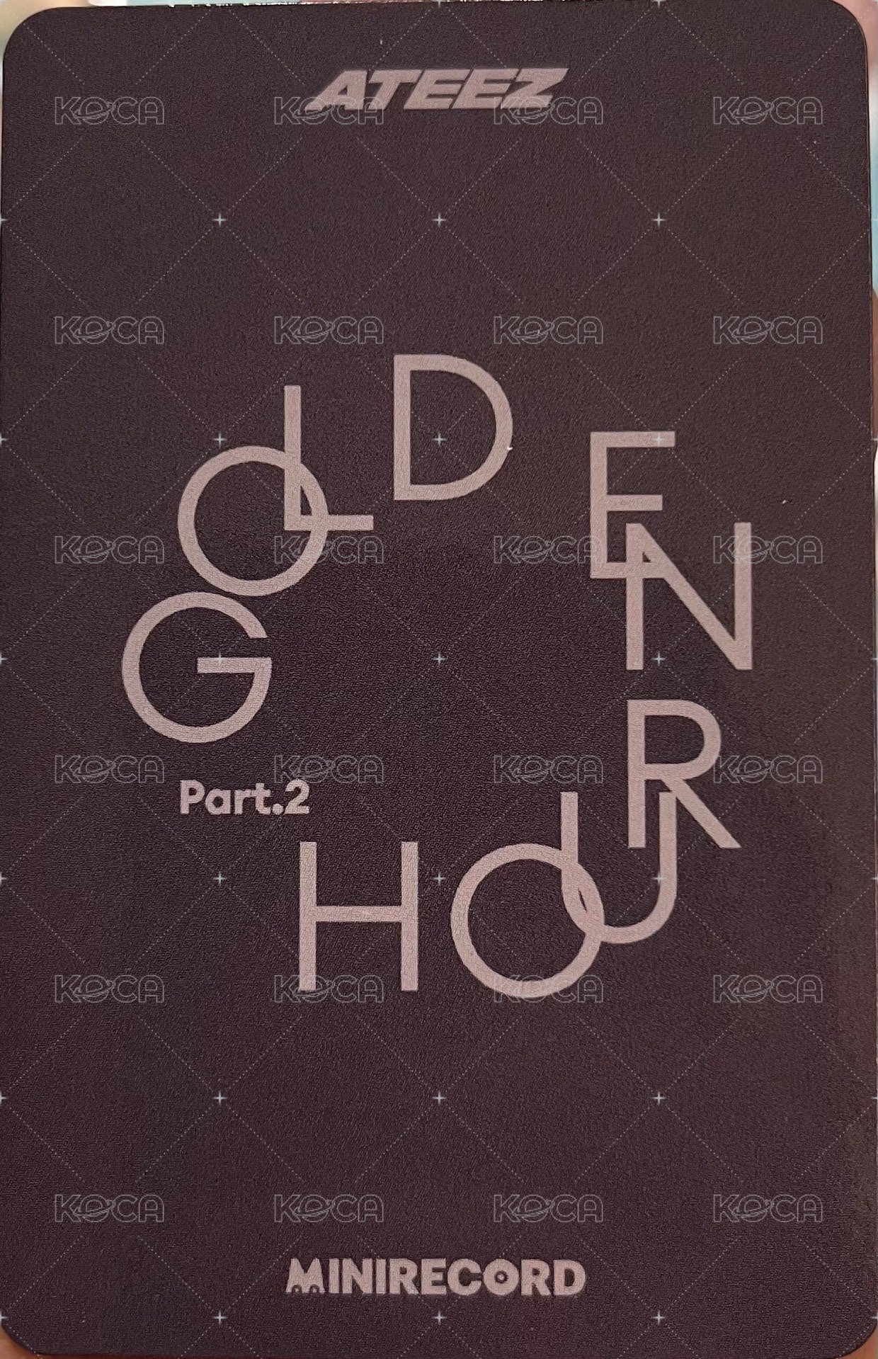 GH2 MINIRECORD 1.0 幸運卡  背面