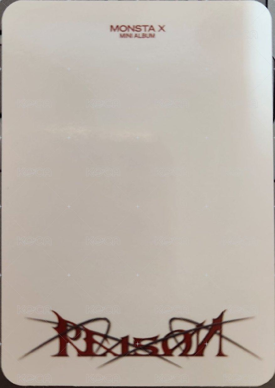 REASON 專輯卡 第二版 背面