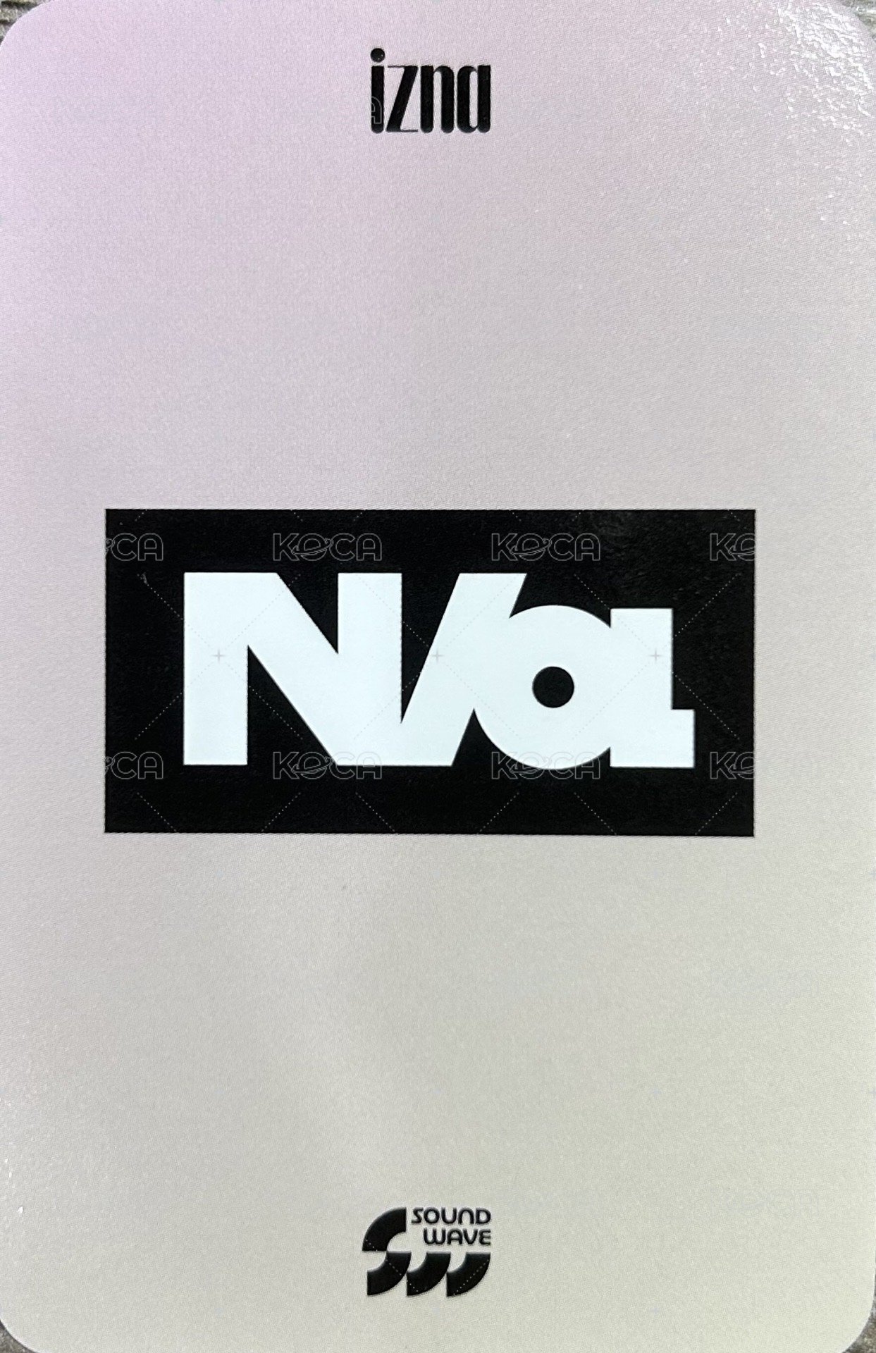 迷一 sw 預售 特典卡  背面