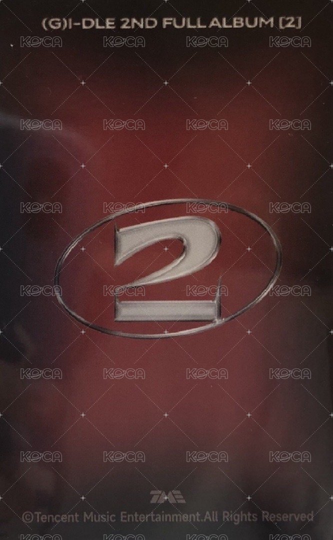 正規二 QQ音樂 特典卡 正規二1.0-麵 背面