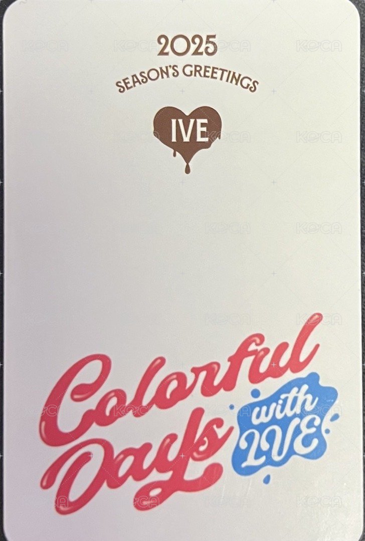 25 年曆 年曆卡 固配卡 背面