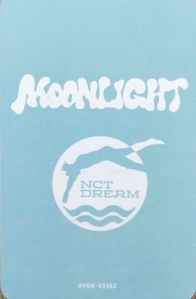Moonlight 專輯卡  8cm限定盤 ver 背面